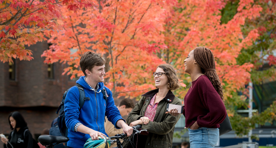 Students talking