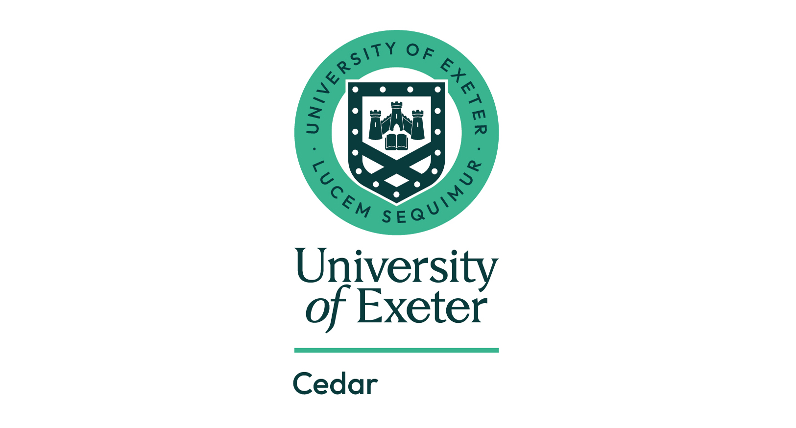 CEDAR logo - university of exeter logo with the word Cedar beneath it