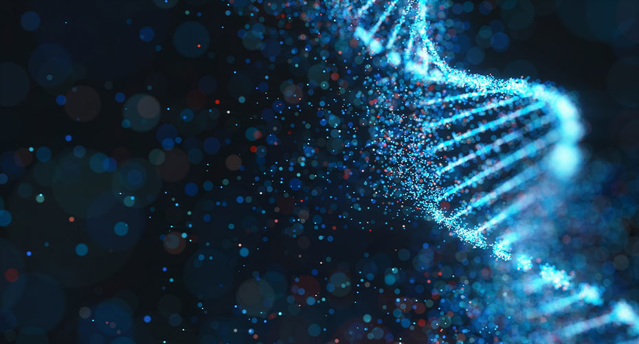 Blue helix genes genetics dna