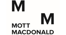 Logo for m m mott macdonald.