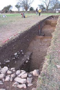 Excavations revealed evidence of the fort