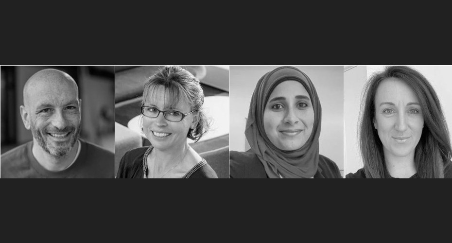 From left to right: Ash Roots, Prof Lisa Harris, Dr Layal Hakim and Helen Cocks. 