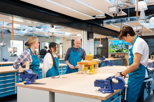 Maker Space for engineering in the Harrison building